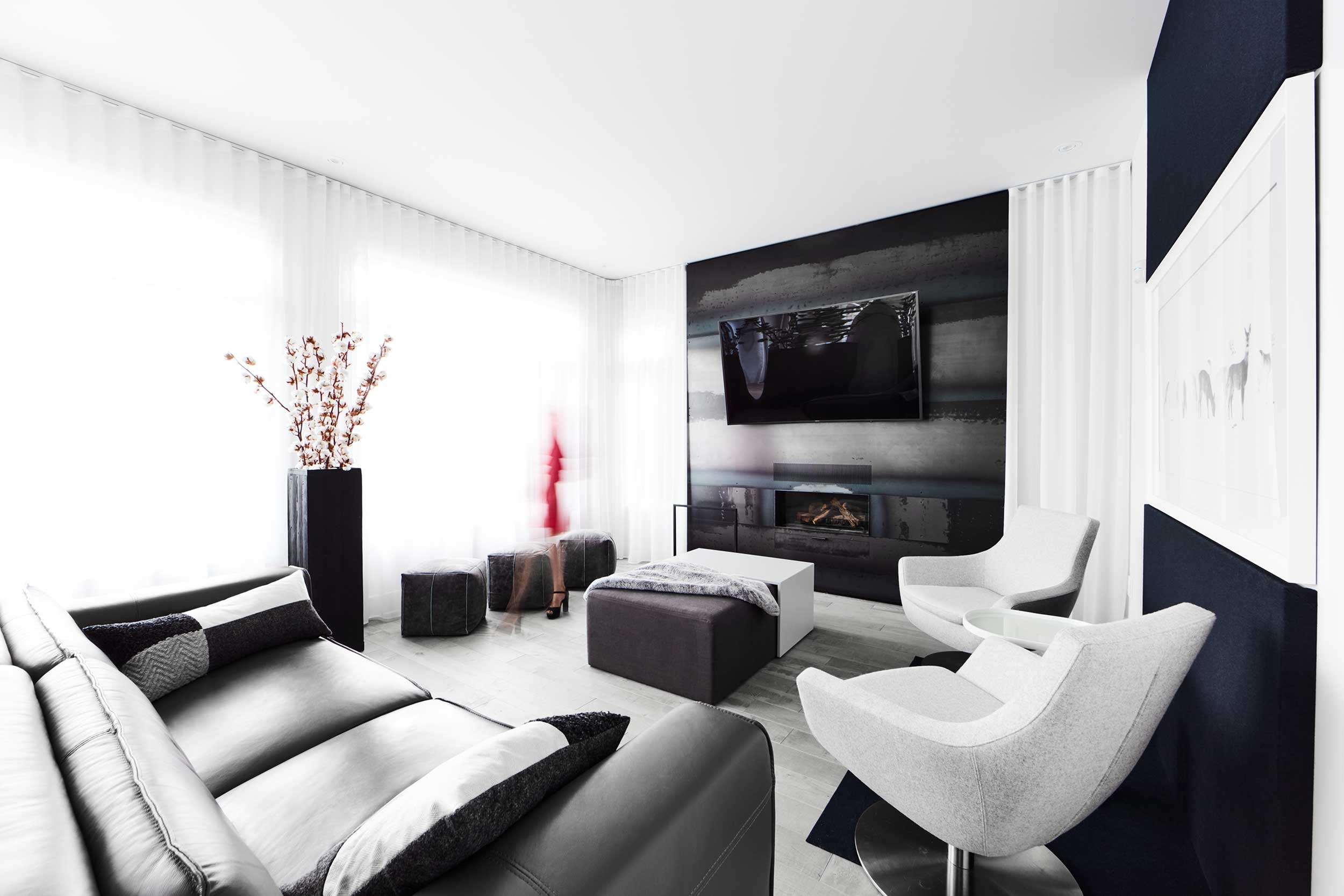 Projet architectural, SLIK Entreprise agencement escalier et élément décor, pensé pour allier style et fonctionnalité.